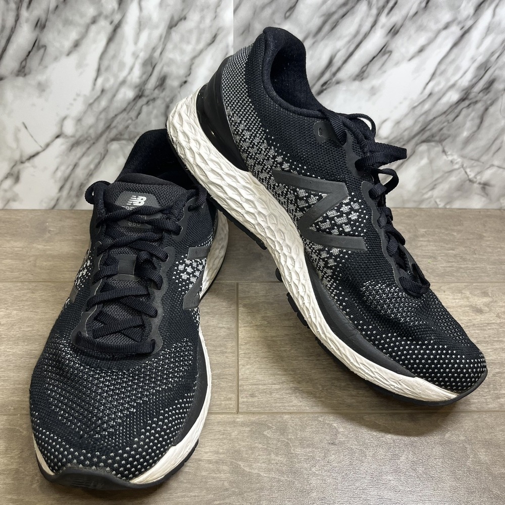 New Balance Fresh Foam 880v10 Men's Size 11 D Black Gray Running Shoes Sneakers